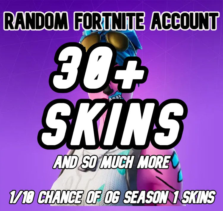 30+ Skins Random Account